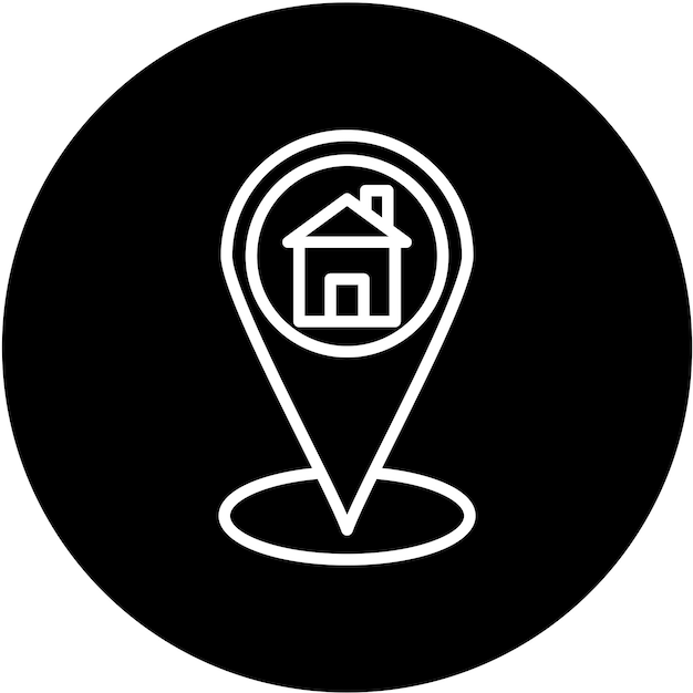 Diseño vectorial Estilo del icono del poseedor de espacio