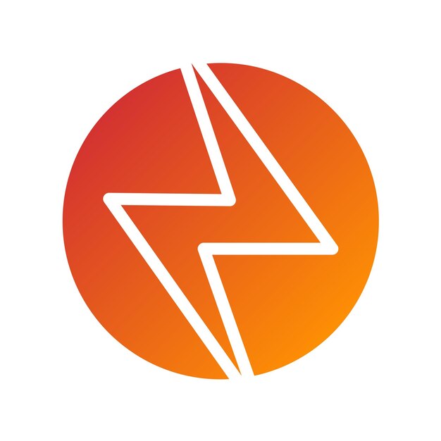 Diseño vectorial Estilo del icono de potencia