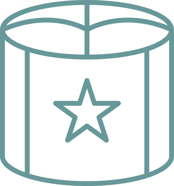 Diseño vectorial del estilo del icono Pouf