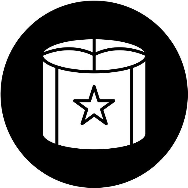 Diseño vectorial del estilo del icono Pouf
