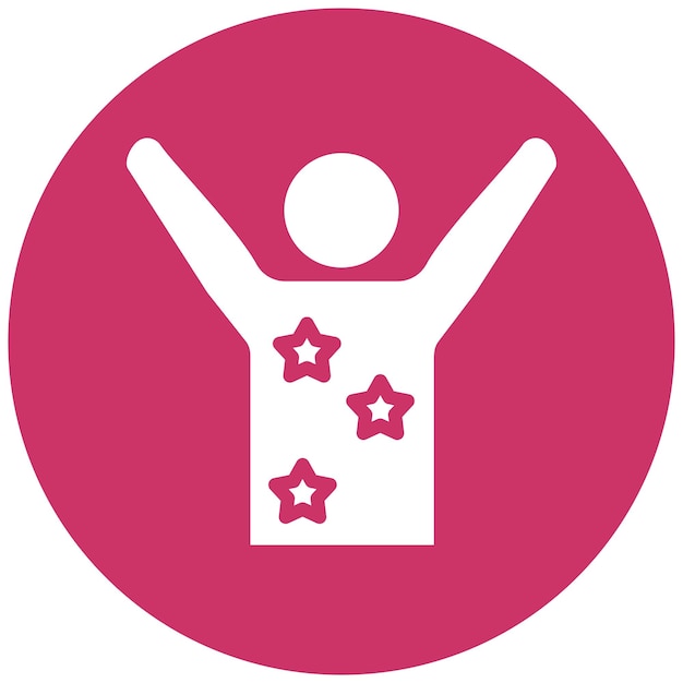 Diseño vectorial Estilo de icono sin preocupaciones