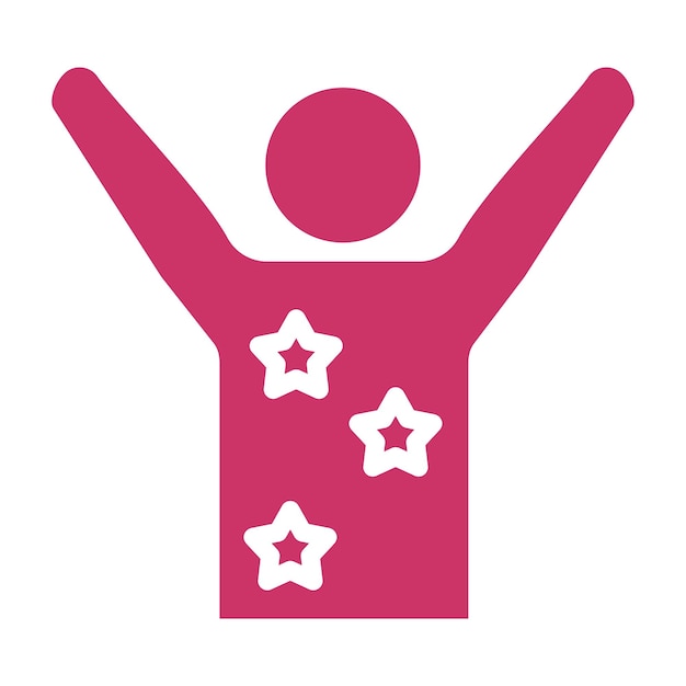 Diseño vectorial Estilo de icono sin preocupaciones