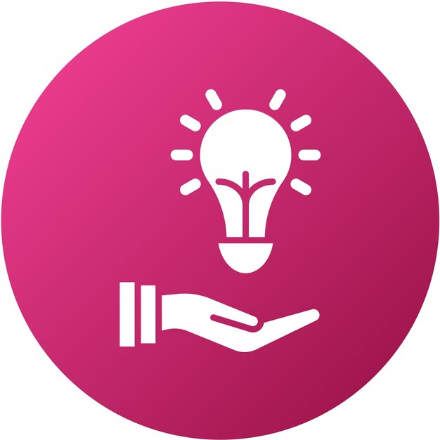 Diseño vectorial Estilo del icono de preservación de la energía
