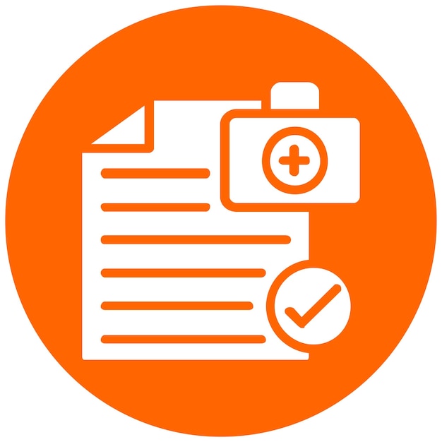 Diseño vectorial Estilo del icono del procedimiento médico