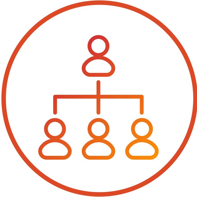Diseño vectorial Estilo del icono de productividad remota