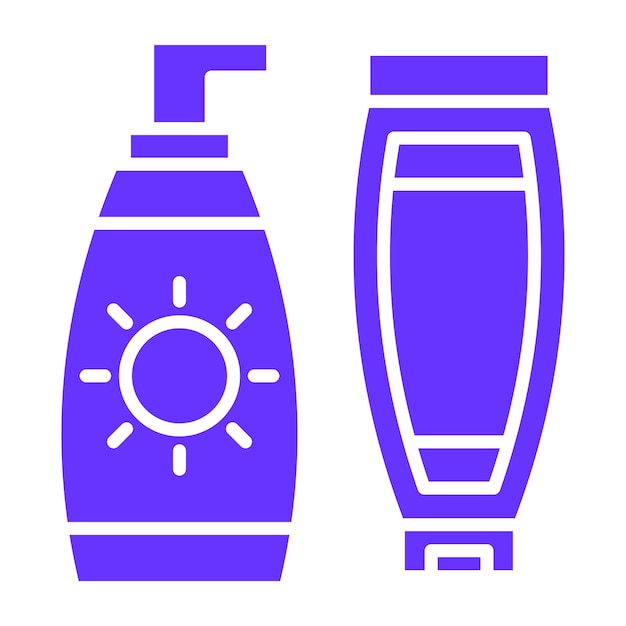 Diseño vectorial Estilo del icono del producto de belleza