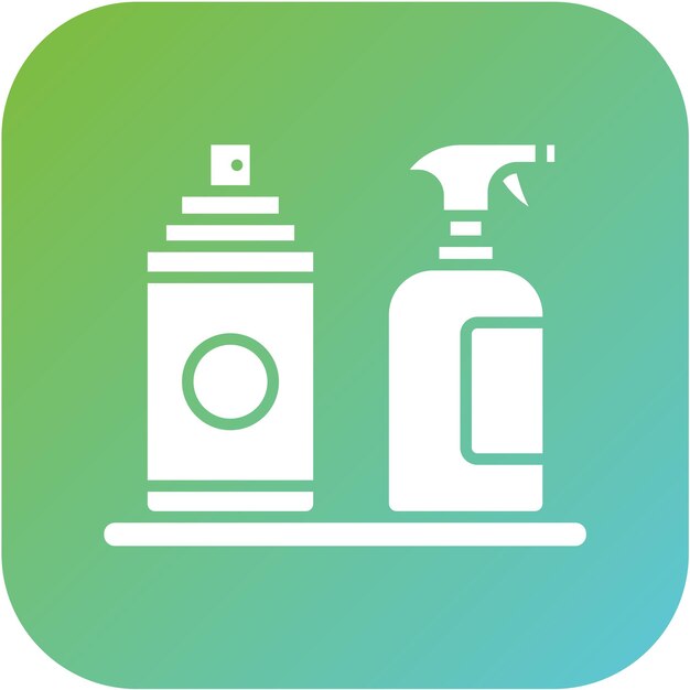 Diseño vectorial Estilo del icono del producto de limpieza
