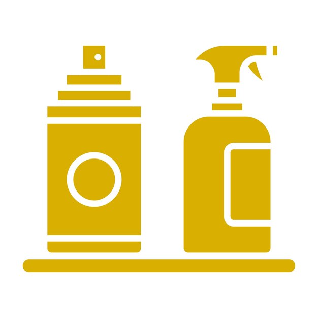 Diseño vectorial Estilo del icono del producto de limpieza