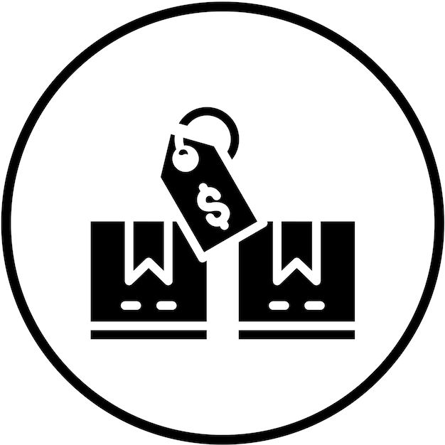 Diseño vectorial Estilo de icono de los productos mejor valorados
