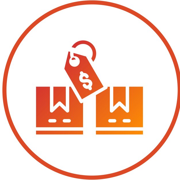 Diseño vectorial Estilo de icono de los productos mejor valorados