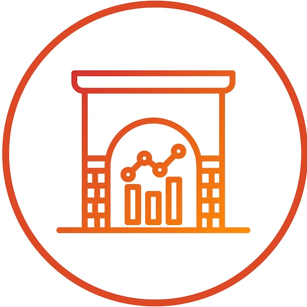 Diseño vectorial Estilo del ícono de progreso del arco