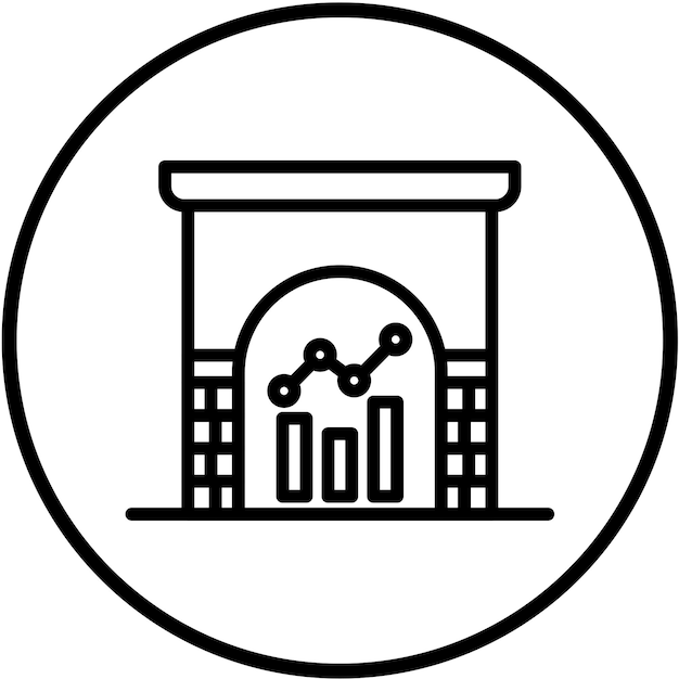 Diseño vectorial Estilo del ícono de progreso del arco