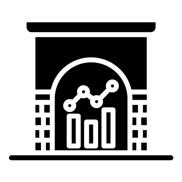 Diseño vectorial Estilo del ícono de progreso del arco