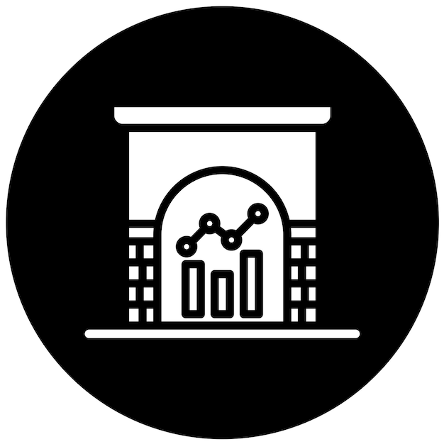 Diseño vectorial Estilo del ícono de progreso del arco