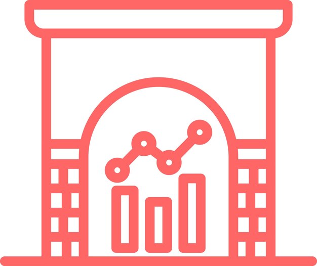 Diseño vectorial Estilo del ícono de progreso del arco