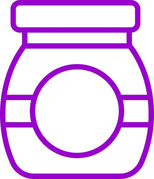 Diseño vectorial del estilo del icono de propagación de frutas