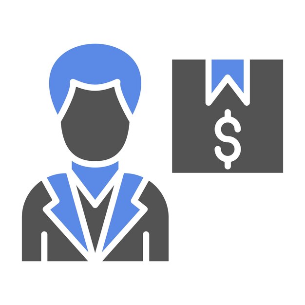 Diseño vectorial Estilo del icono de propiedad del producto