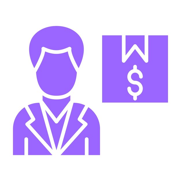 Diseño vectorial Estilo del icono de propiedad del producto