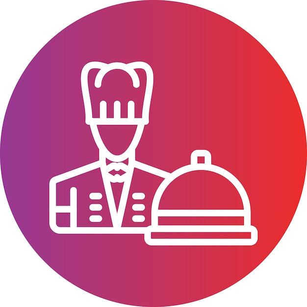 Diseño vectorial Estilo del icono del proveedor