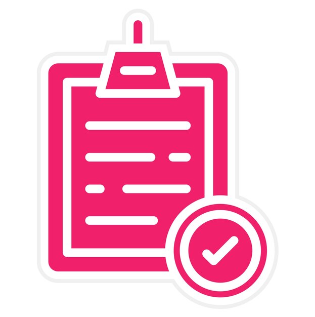 Diseño vectorial Estilo de icono de proyecto completo