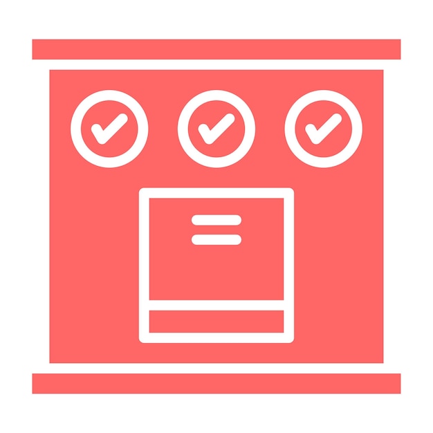 Diseño vectorial Estilo de icono de proyecto completo