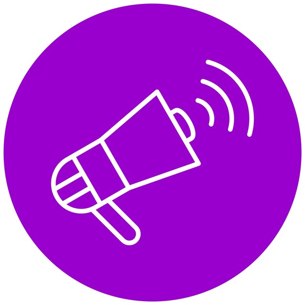 Diseño vectorial de estilo de icono publicitario