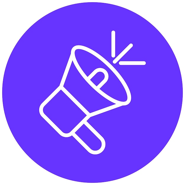 Diseño vectorial de estilo de icono publicitario