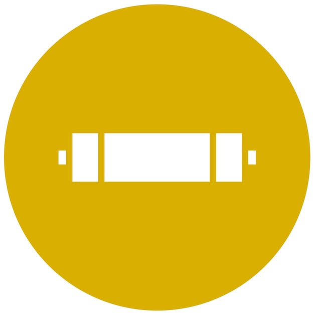 Diseño vectorial Estilo del icono del puente de fuego cruzado
