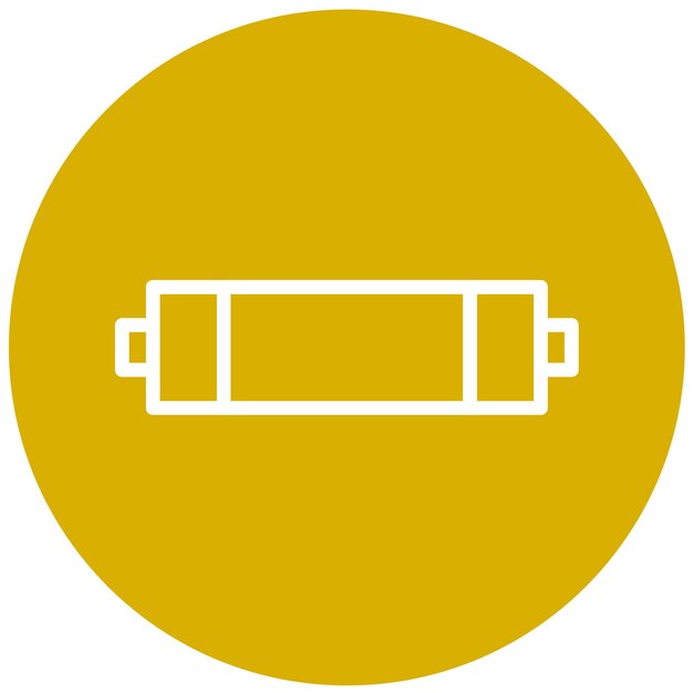 Diseño vectorial Estilo del icono del puente de fuego cruzado