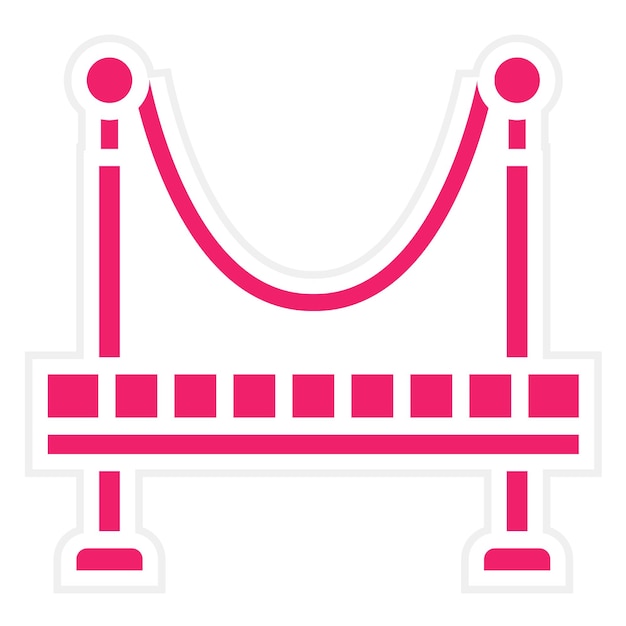 Diseño vectorial Estilo del icono del puente futuro