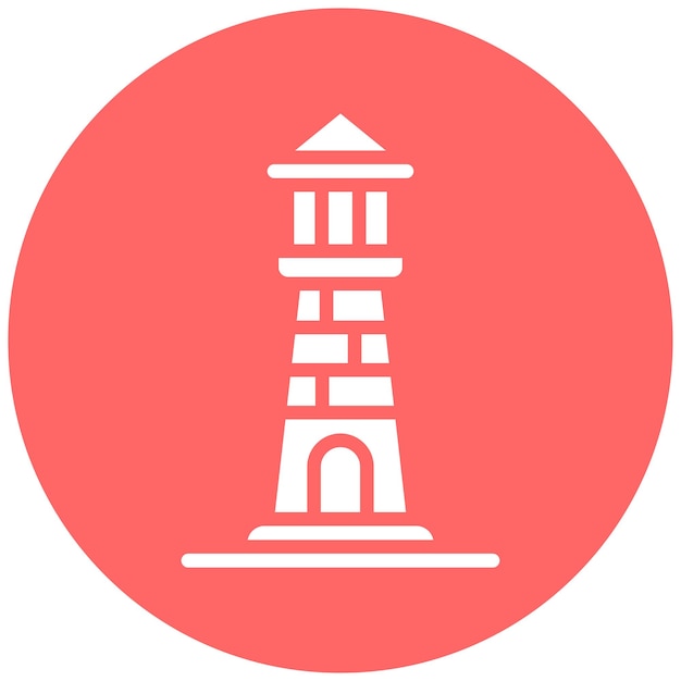 Diseño vectorial de estilo de icono de puerto seguro