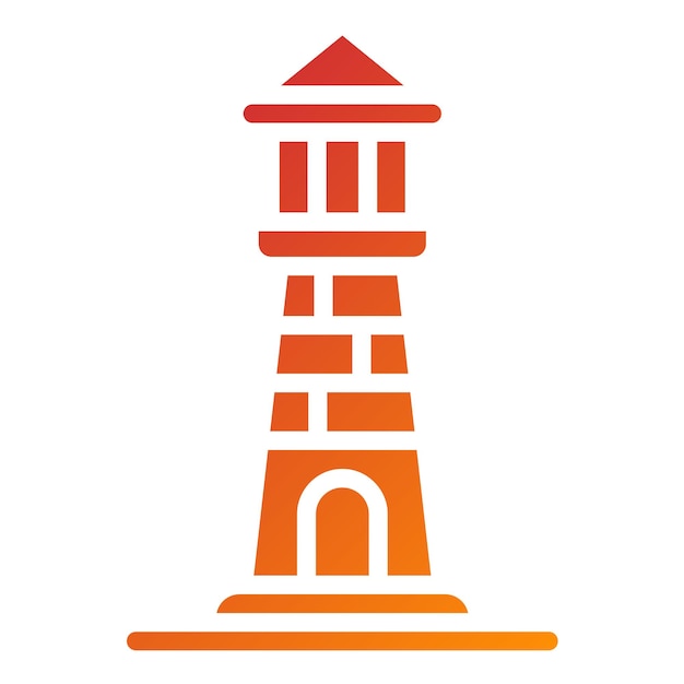 Diseño vectorial de estilo de icono de puerto seguro