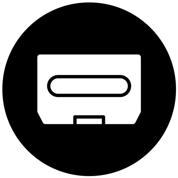 Diseño vectorial del estilo del icono del puerto Thunderbolt