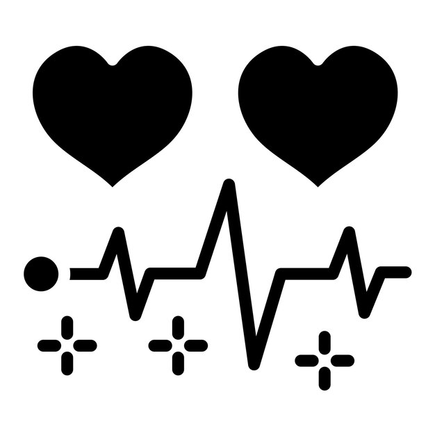 Diseño vectorial Estilo de icono de pulso creativo