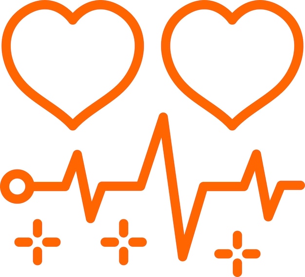 Diseño vectorial Estilo de icono de pulso creativo