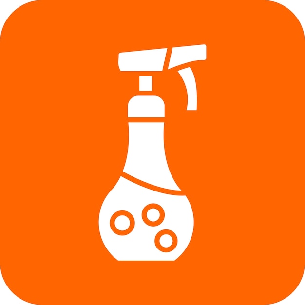 Diseño vectorial Estilo del icono de pulverización de agua
