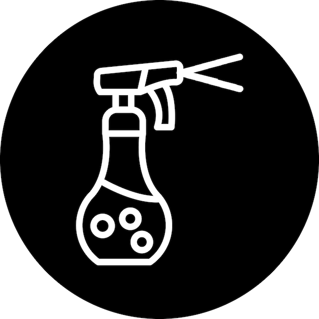 Diseño vectorial Estilo del icono de pulverización de agua