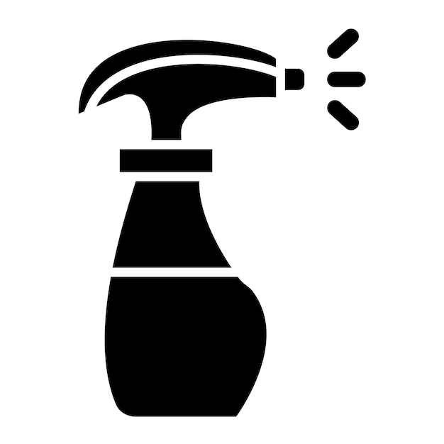 Diseño vectorial Estilo del icono de pulverización de agua