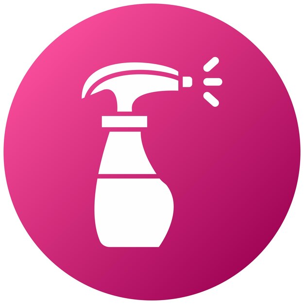 Diseño vectorial Estilo del icono de pulverización de agua