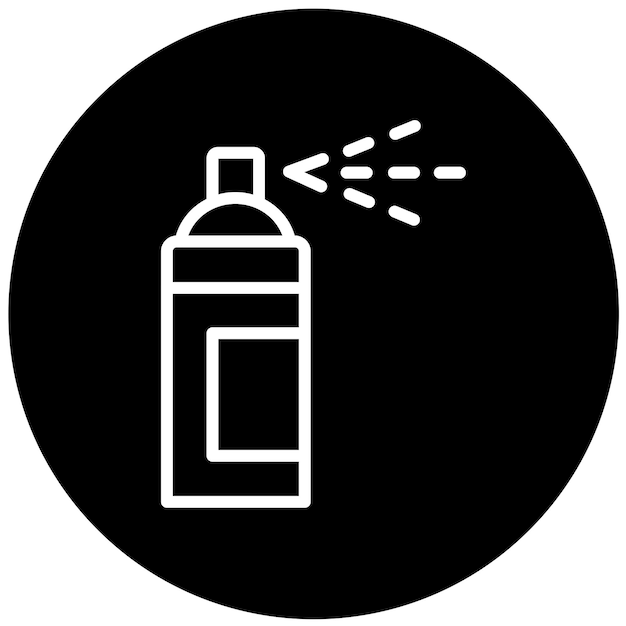 Diseño vectorial Estilo del icono de pulverización