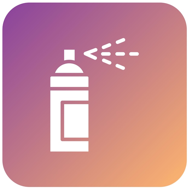 Diseño vectorial Estilo del icono de pulverización