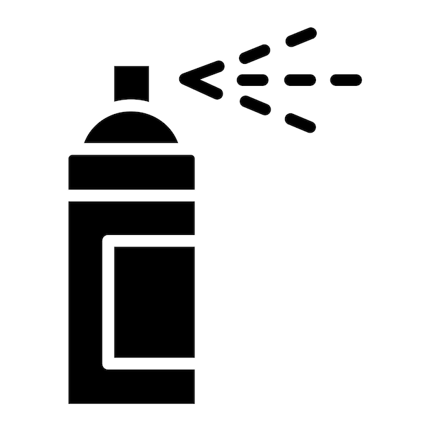Diseño vectorial Estilo del icono de pulverización
