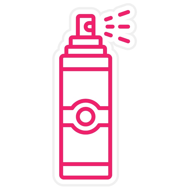 Diseño vectorial Estilo del icono de pulverización