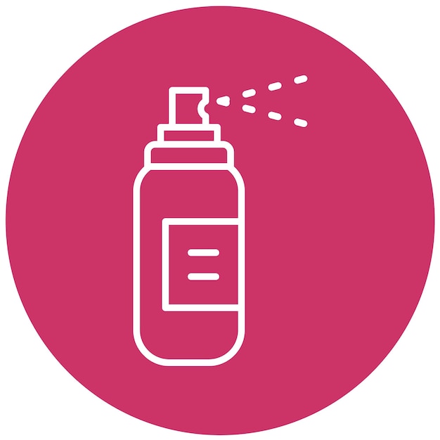 Diseño vectorial Estilo del icono de pulverización
