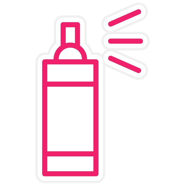 Diseño vectorial Estilo del icono de pulverización