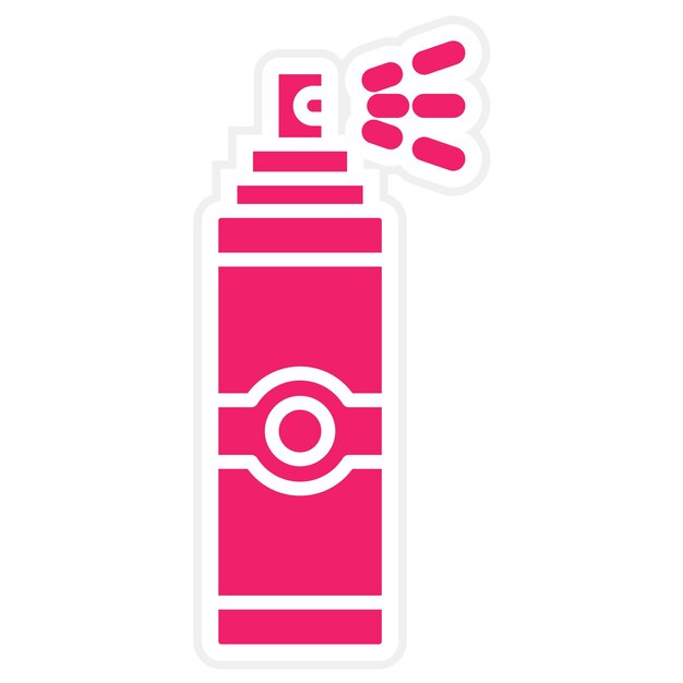 Diseño vectorial Estilo del icono de pulverización