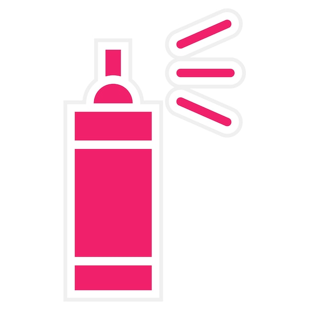 Diseño vectorial Estilo del icono de pulverización