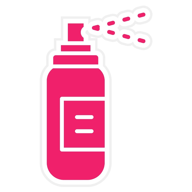 Diseño vectorial Estilo del icono de pulverización