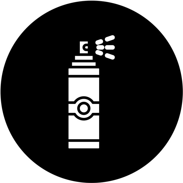 Diseño vectorial Estilo del icono de pulverización