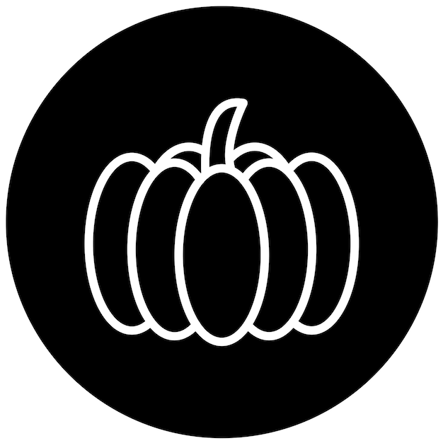 Diseño vectorial del estilo del icono de Pumpkin Perk